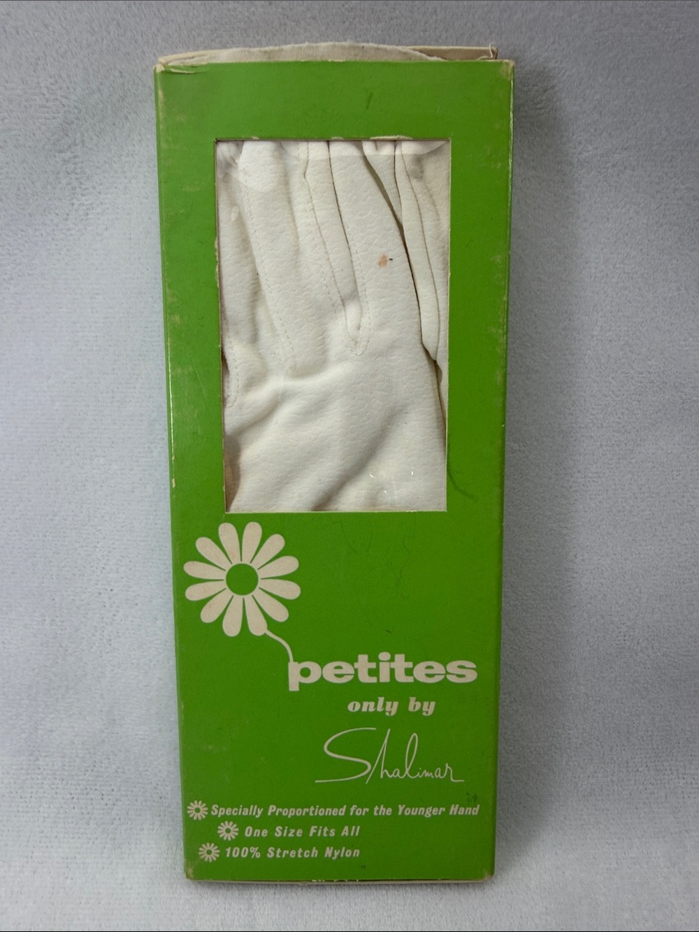 Petites by Shalimar Vintage White Gloves Second Pair Unmatched